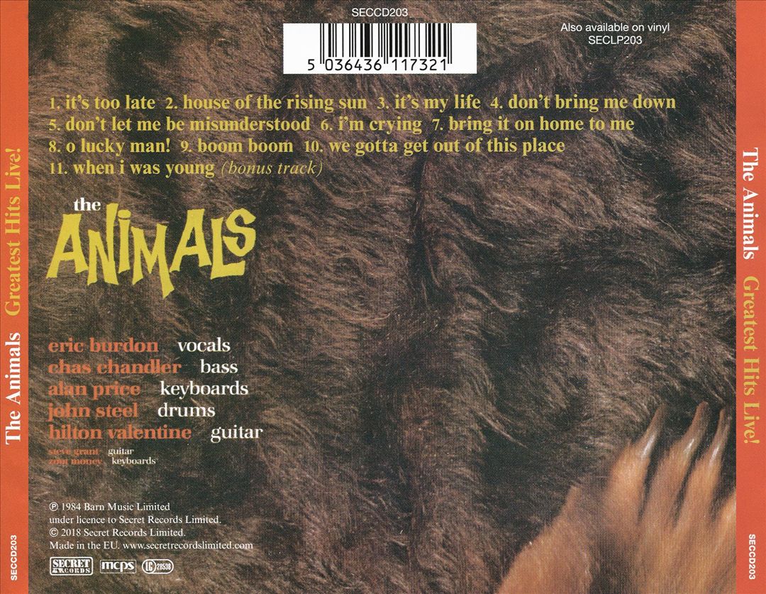 Greatest Hits Live! cover art