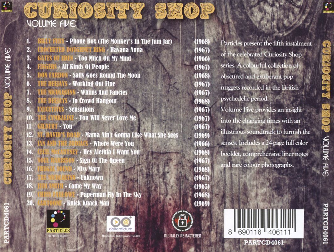 Curiosity Shop, Vol. 5 cover art