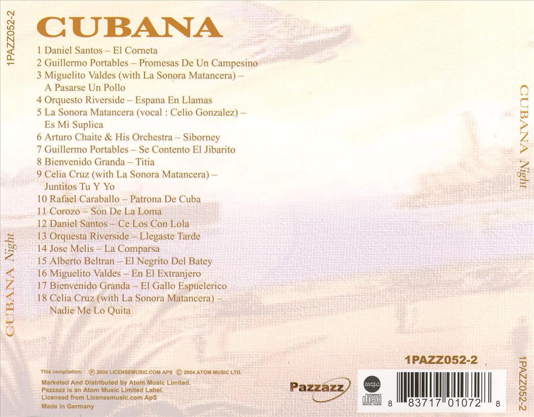 Cubana Night cover art