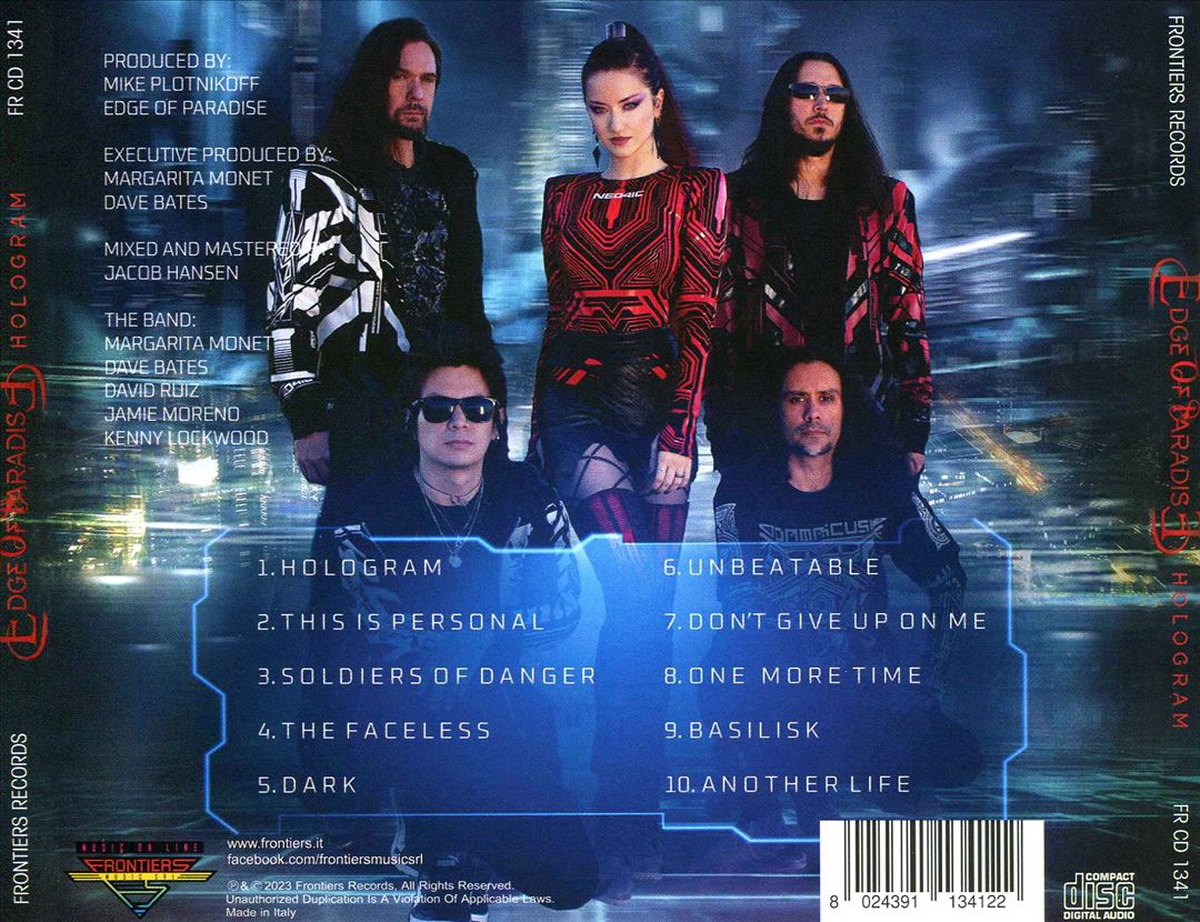 Hologram cover art