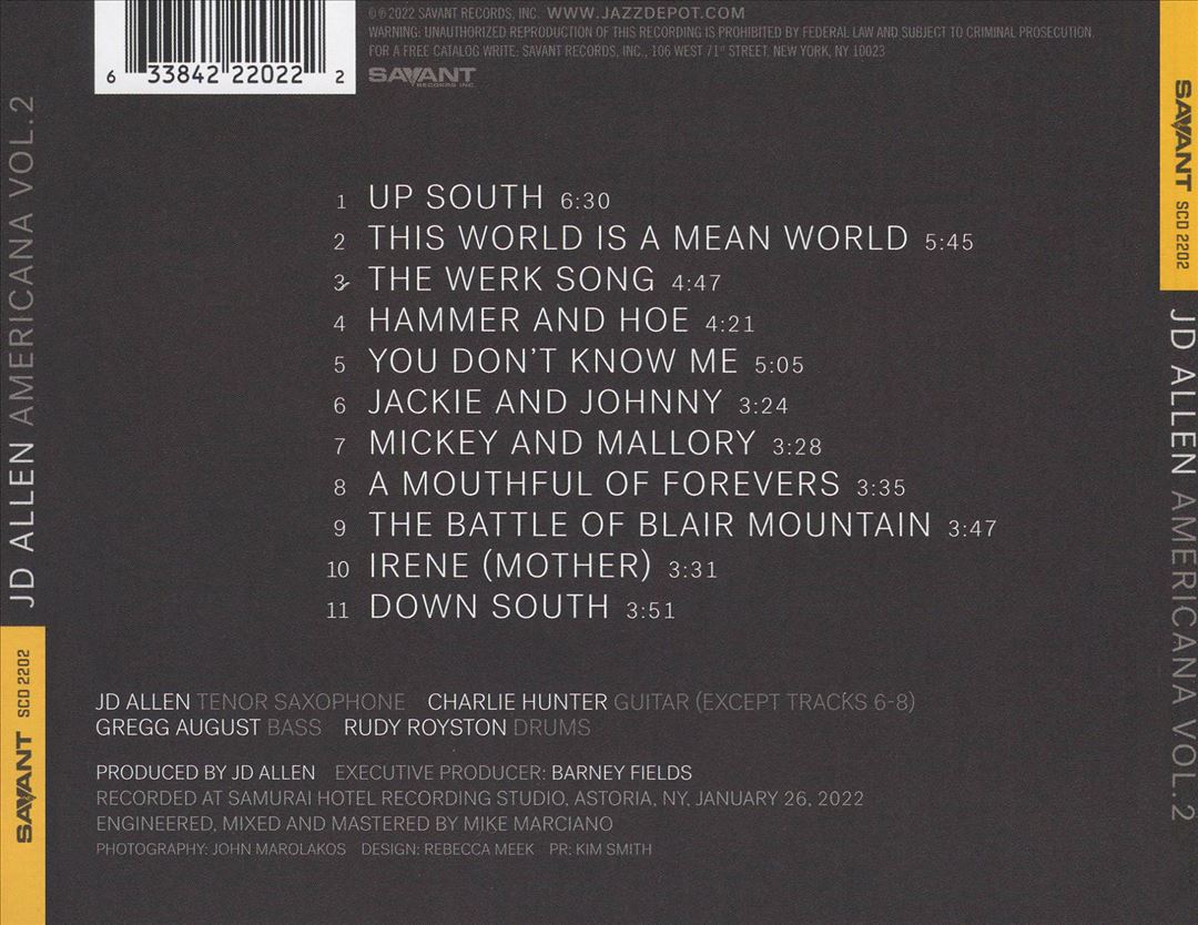 Americana, Vol. 2 cover art