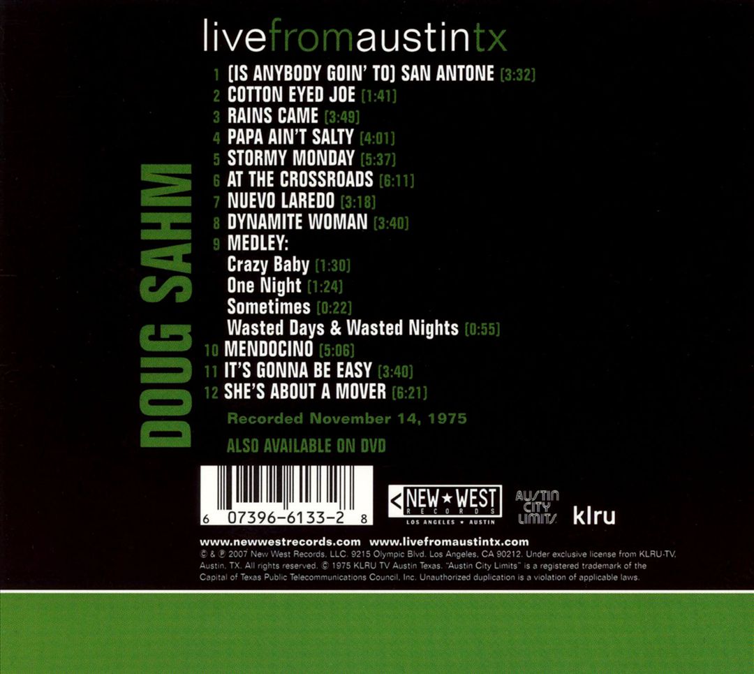 Live From Austin TX cover art