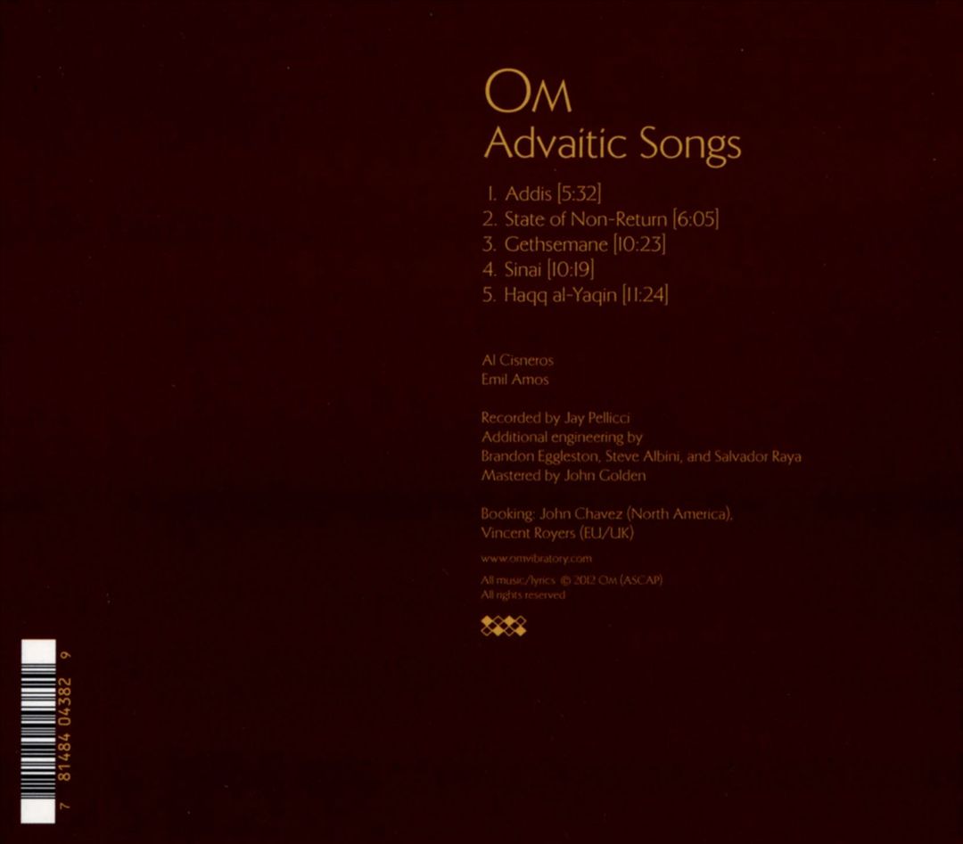 Advaitic Songs cover art
