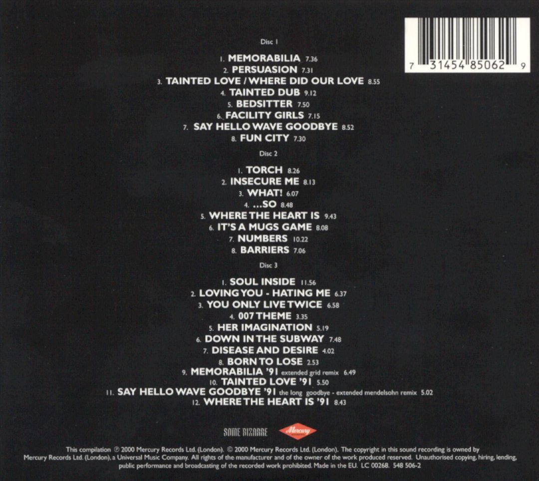 Twelve Inch Singles cover art