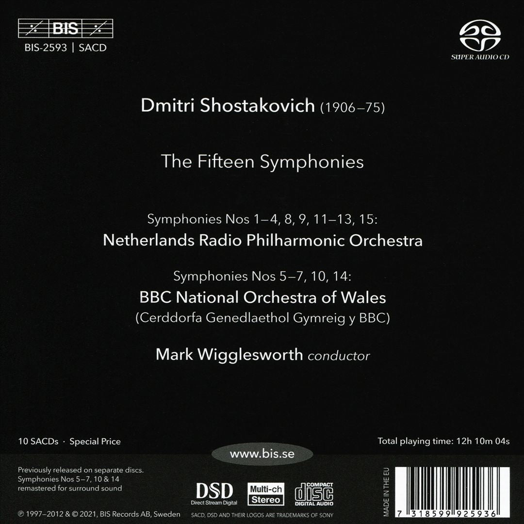 Shostakovich: The Symphonies cover art