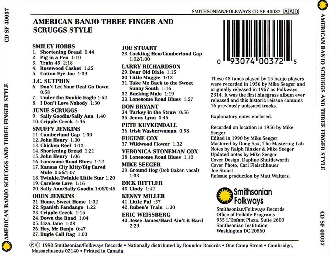 American Banjo: Three Finger & Scruggs Style cover art