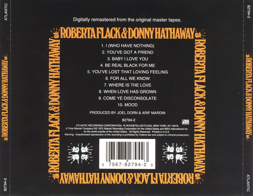 Roberta Flack & Donny Hathaway cover art