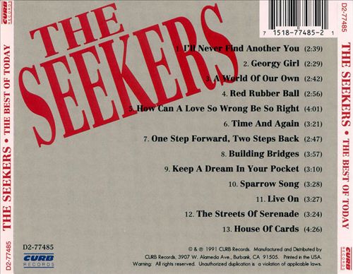 Best of the Seekers Today cover art
