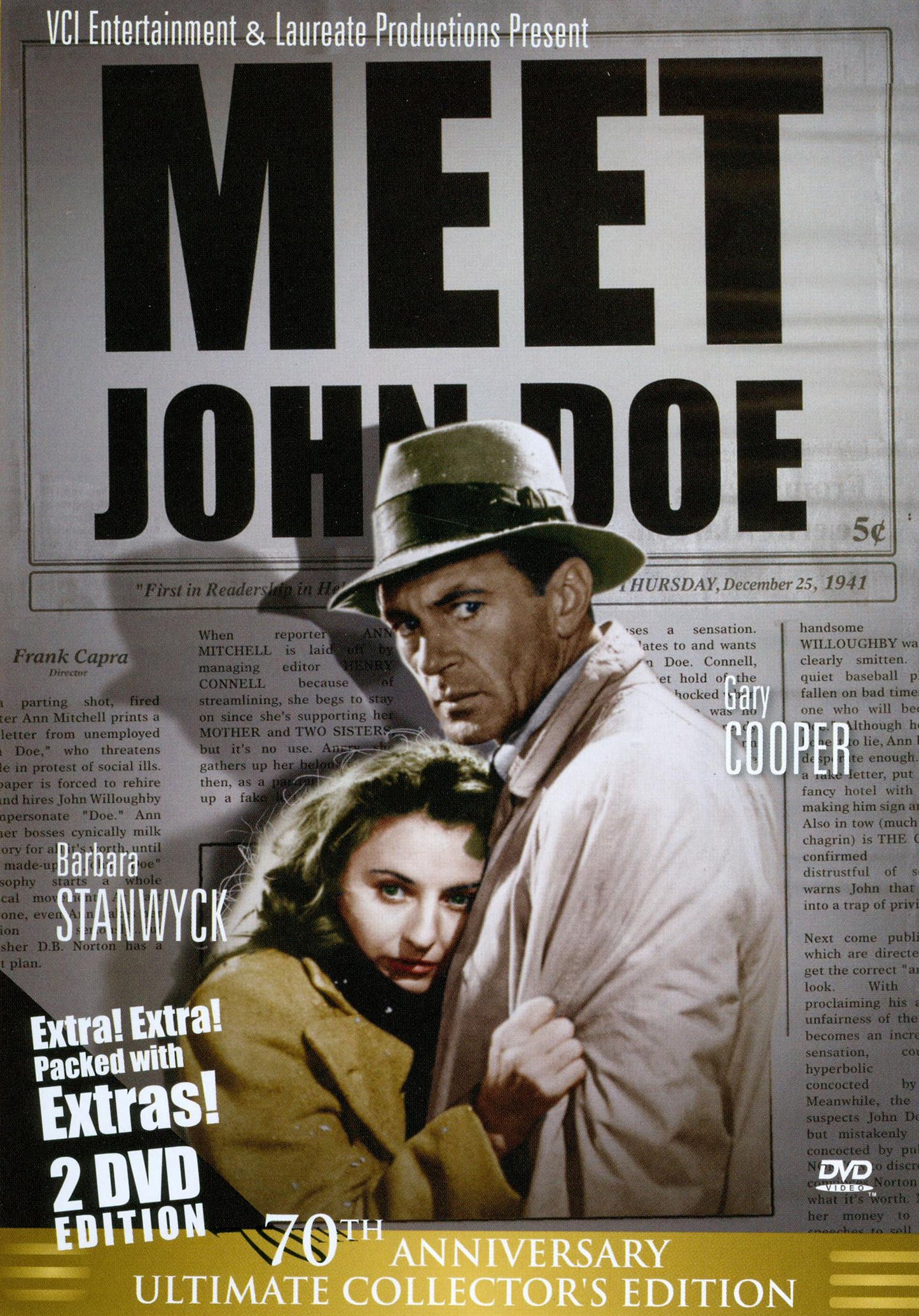 MEET JOHN DOE: 70TH ANNIVERSARY ULTIMATE COLLECTOR'S EDITION cover art