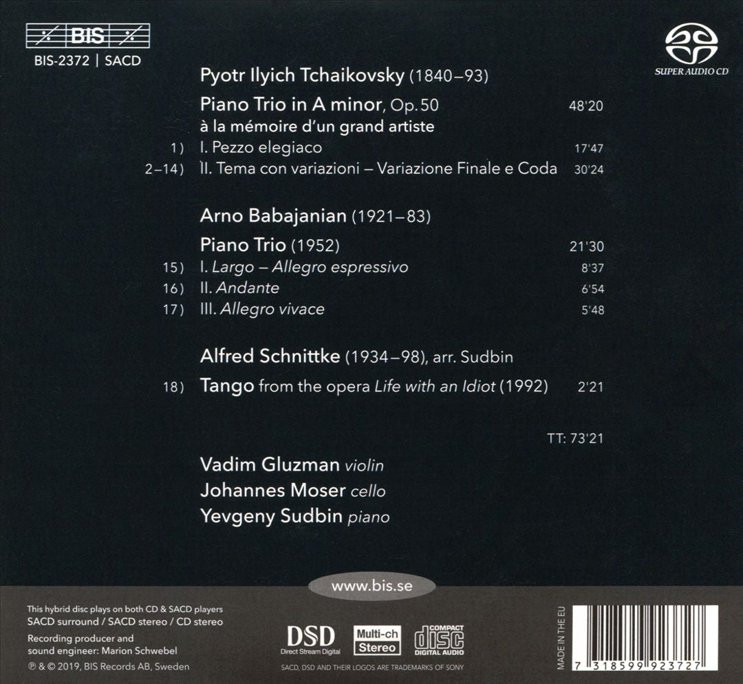 Tchaikovsky & Babajanian: Piano Trios cover art