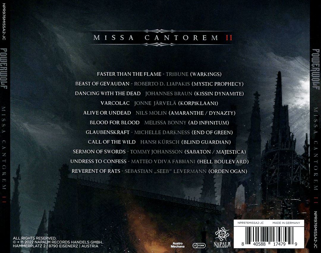 Missa Cantorem II cover art