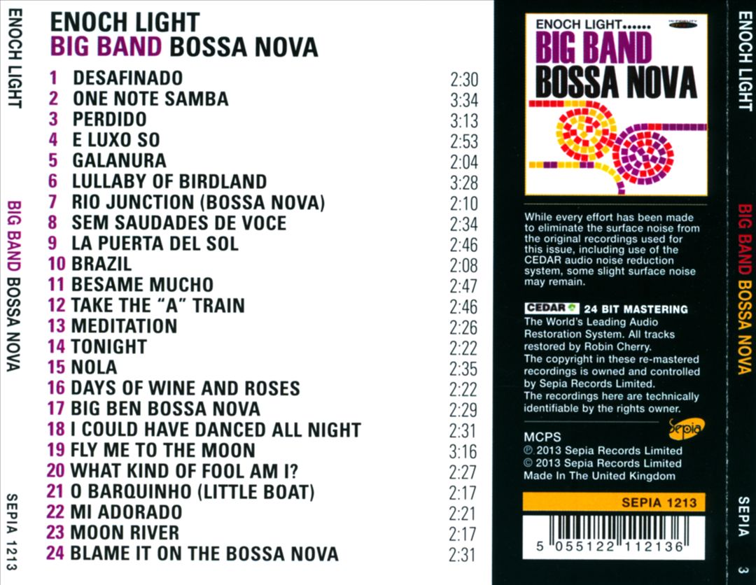 Big Band Bossa Nova/Let's Dance the Bossa Nova cover art