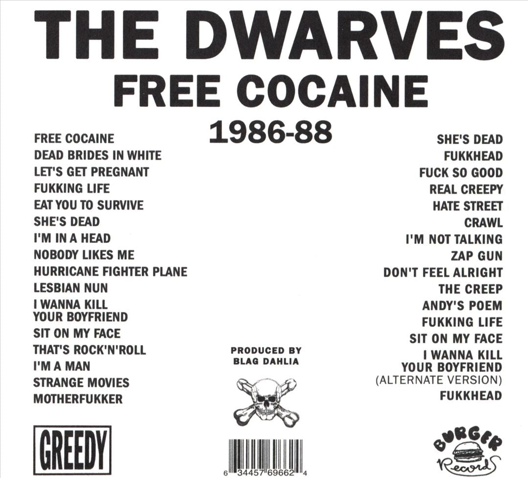 Free Cocaine 1986-1988 cover art