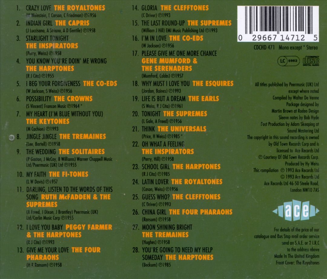 Old Town Doo Wop, Vol. 3 cover art