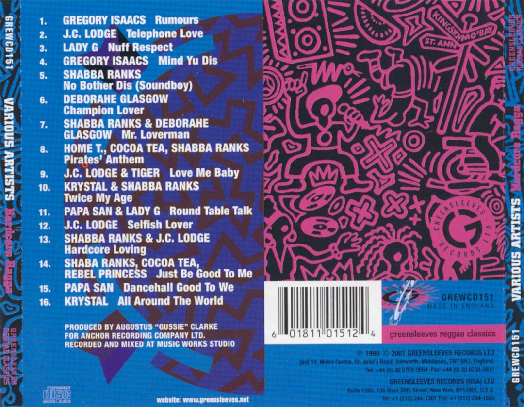 Hardcore Ragga: The Music Works Dancehall Hits cover art
