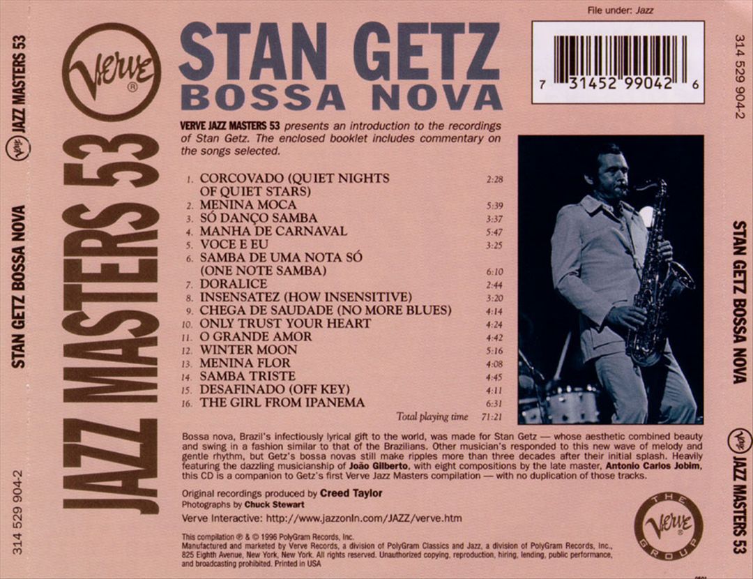 Verve Jazz Masters 53: Bossa Nova cover art