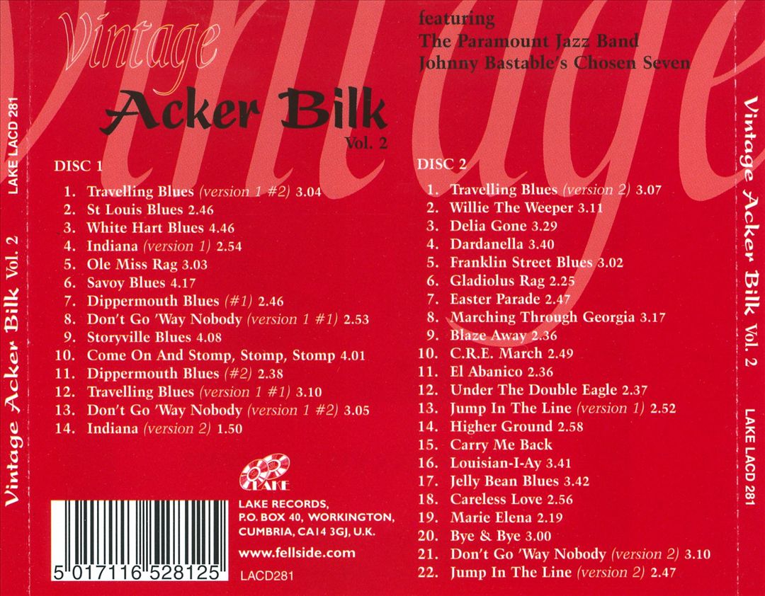 Vintage Acker Bilk, Vol. 2 cover art