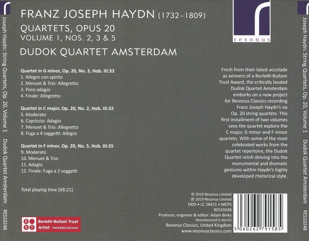 Haydn, Vol. 1: Opus 20 - 2, 3, 5 cover art