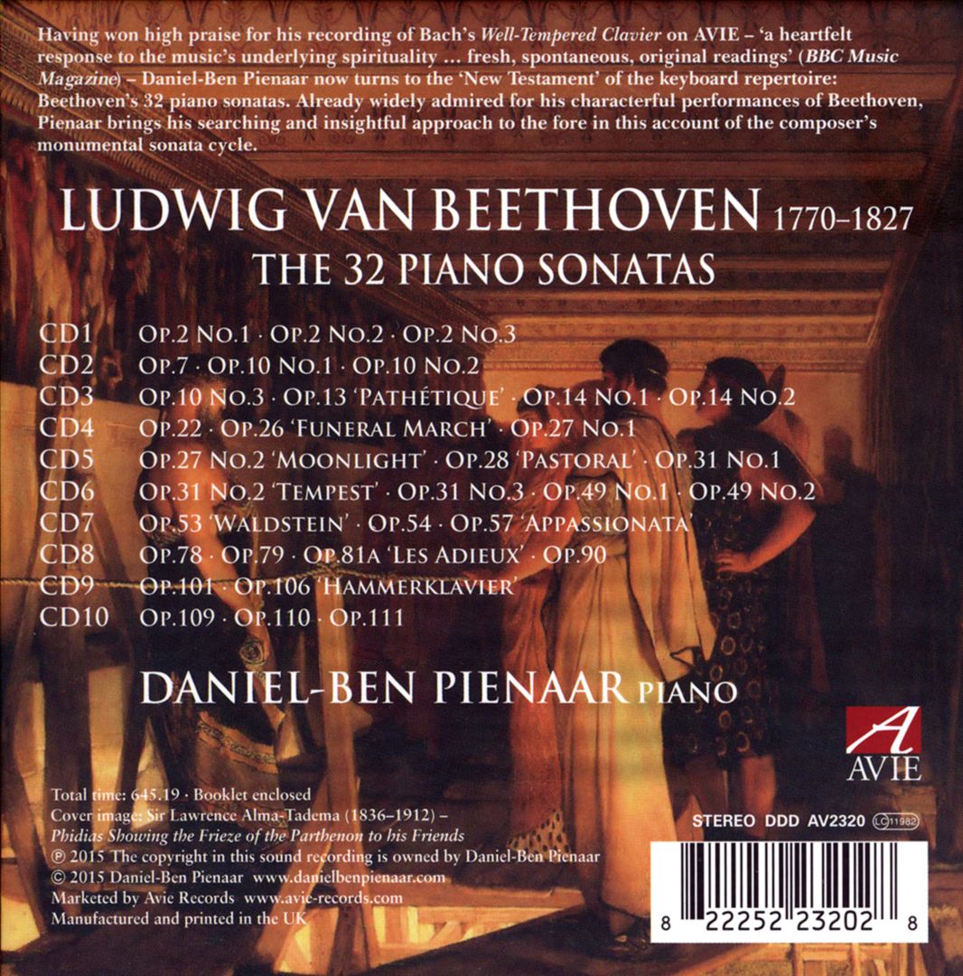 Beethoven: The 32 Piano Sonatas cover art