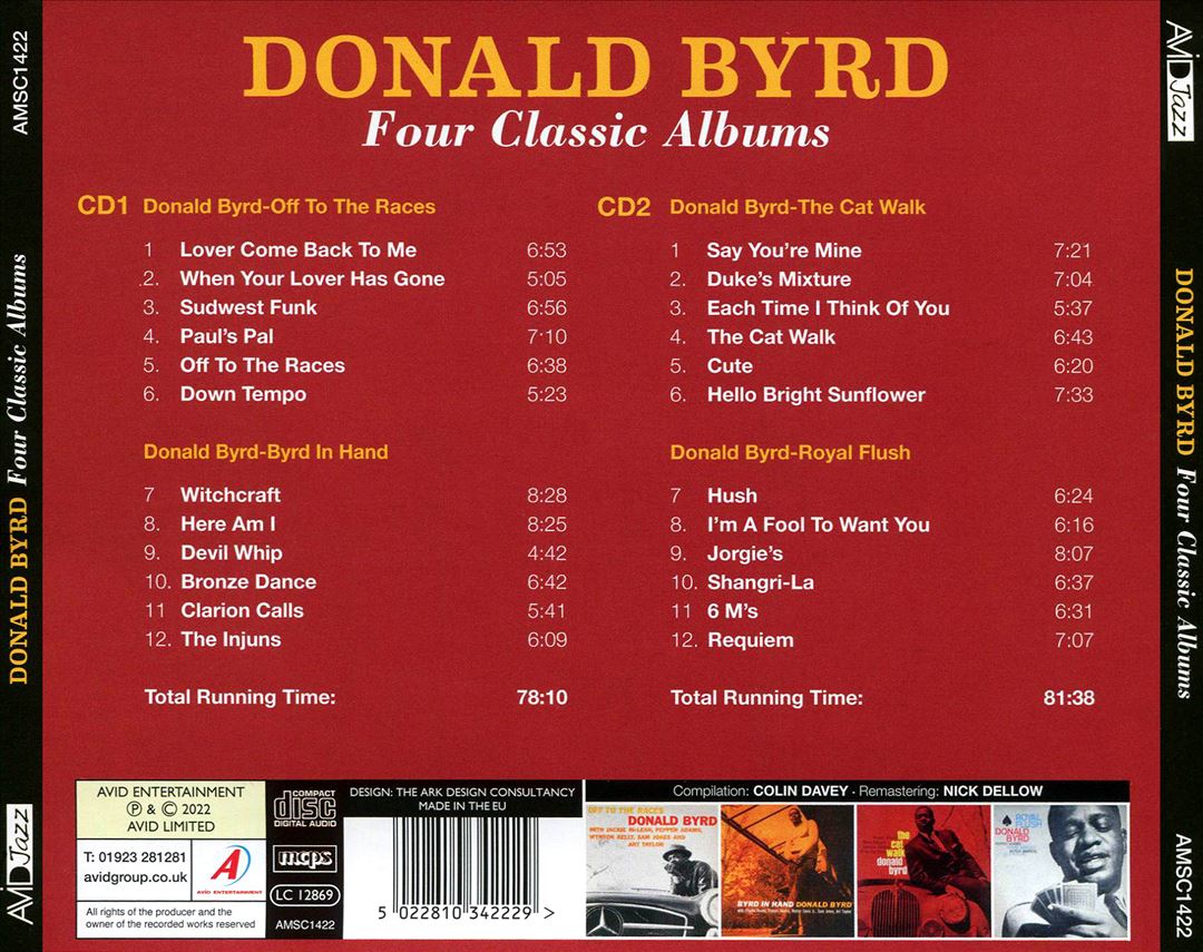 Four Classic Albums: Off to the Races/Byrd in Hand/The Cat Walk/Royal Flush cover art