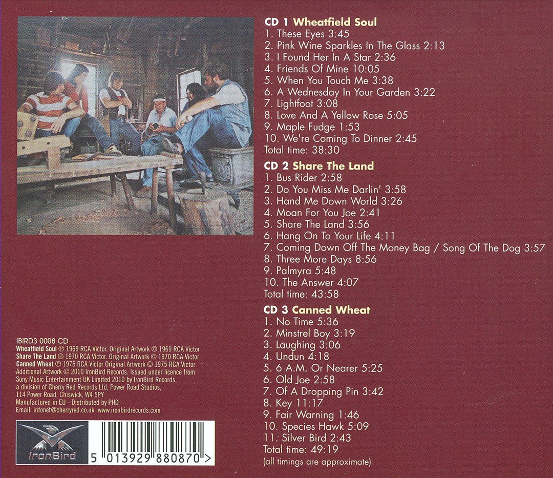 Wheatfield Soul/Share the Land/Canned Wheat cover art