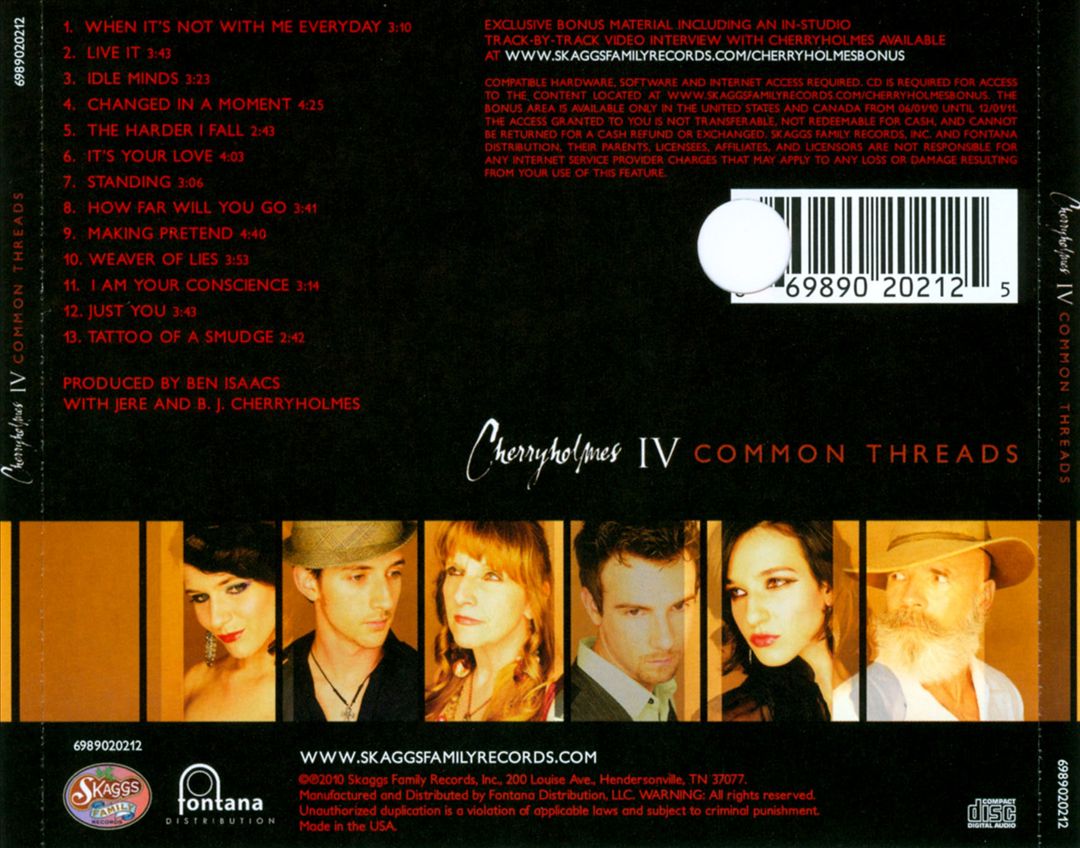 Cherryholmes IV: Common Threads cover art
