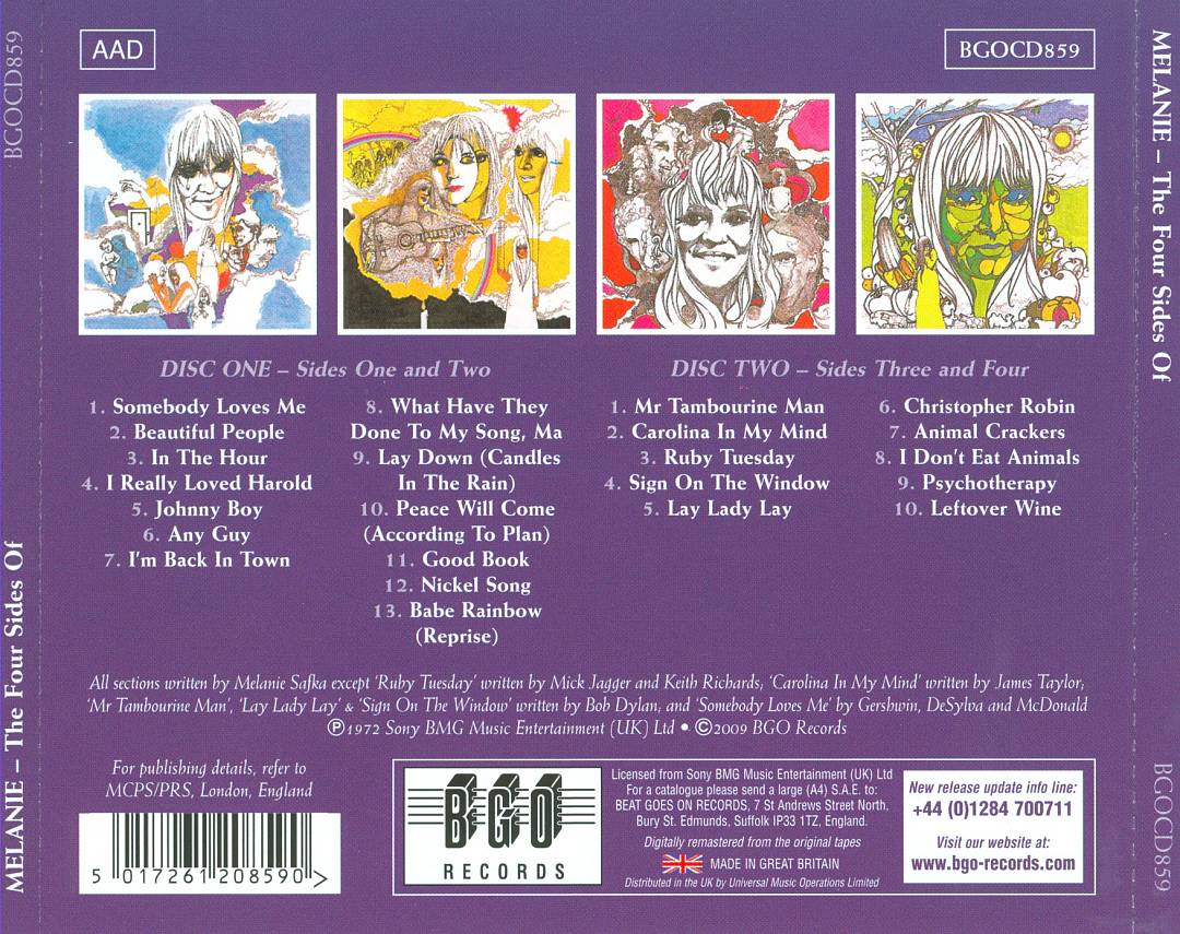 The Four Sides Of Melanie cover art