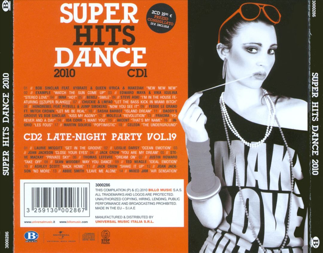 Super Hits Dance 2010 cover art