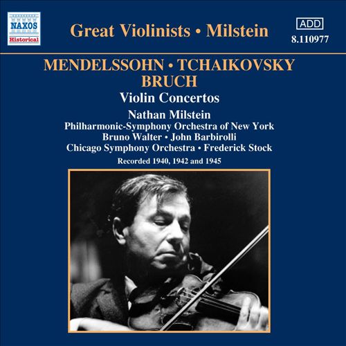 Mendelssohn, Tchaikovsky, Bruch: Violin Concertos cover art