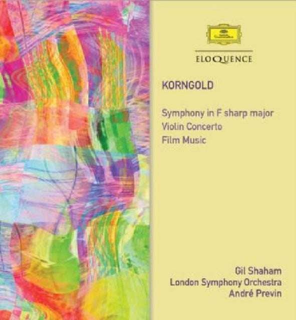 Korngold: Symphony in F sharp major; Violin Concerto; Film Music cover art