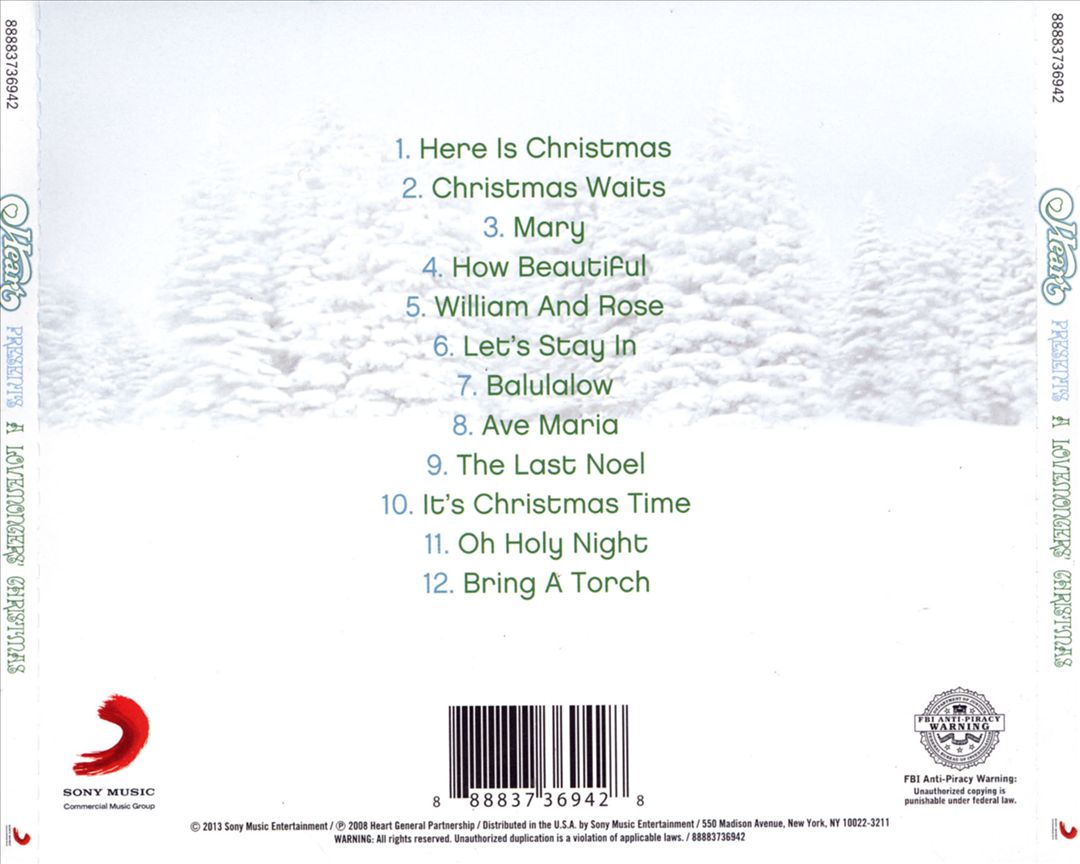 Lovemonger's Christmas cover art
