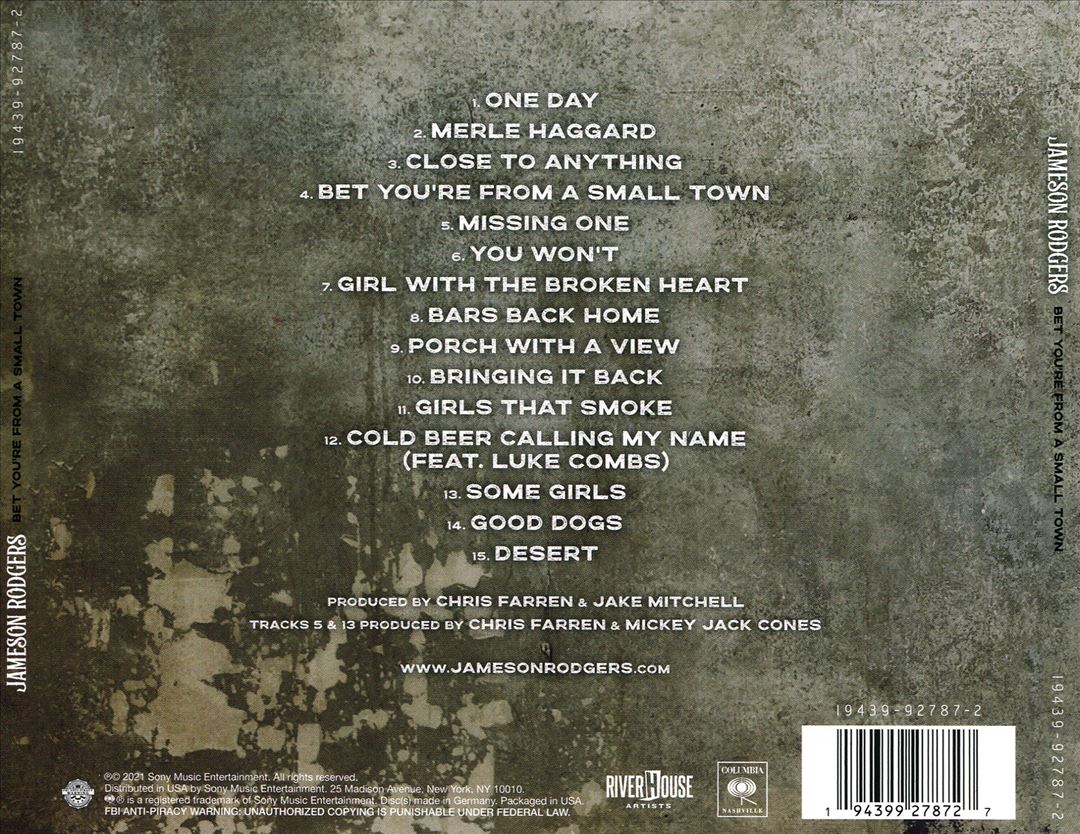 Bet You're from a Small Town cover art