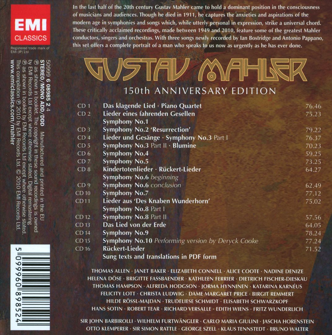 Mahler: The Complete Works cover art