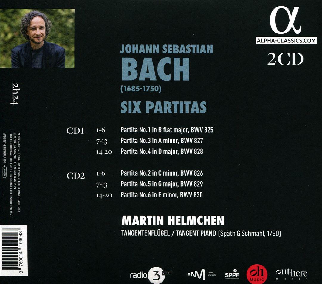 Bach: Six Partitas cover art