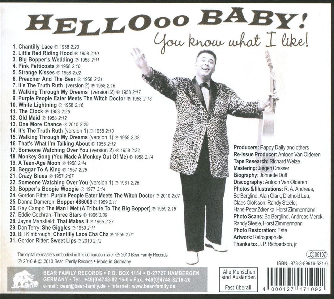 Hellooo Baby! You Know What I Like! cover art