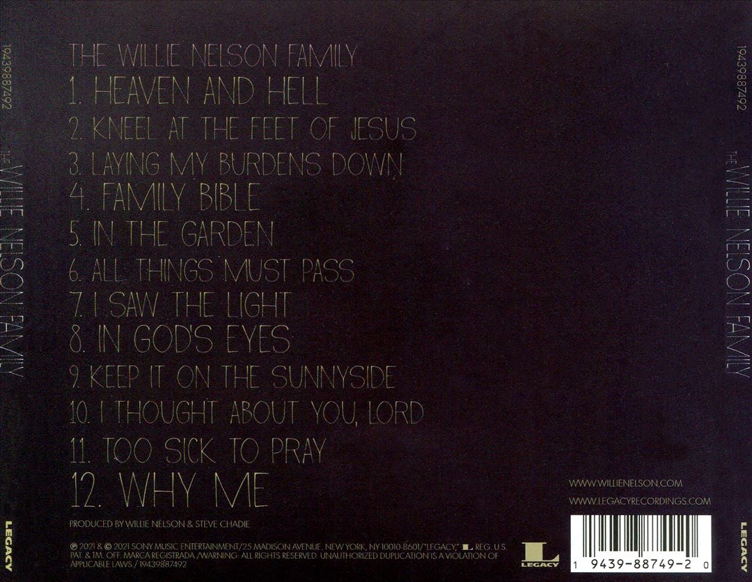 Willie Nelson Family cover art