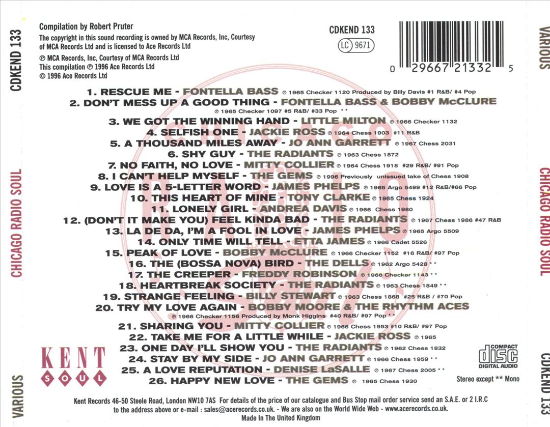 Chicago Radio Soul cover art