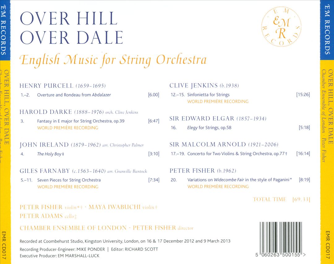 Over Hill, Over Dale: English Music for String Orchestra cover art