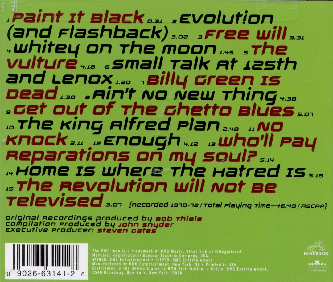 Evolution (And Flashback): The Very Best of Gil Scott-Heron cover art