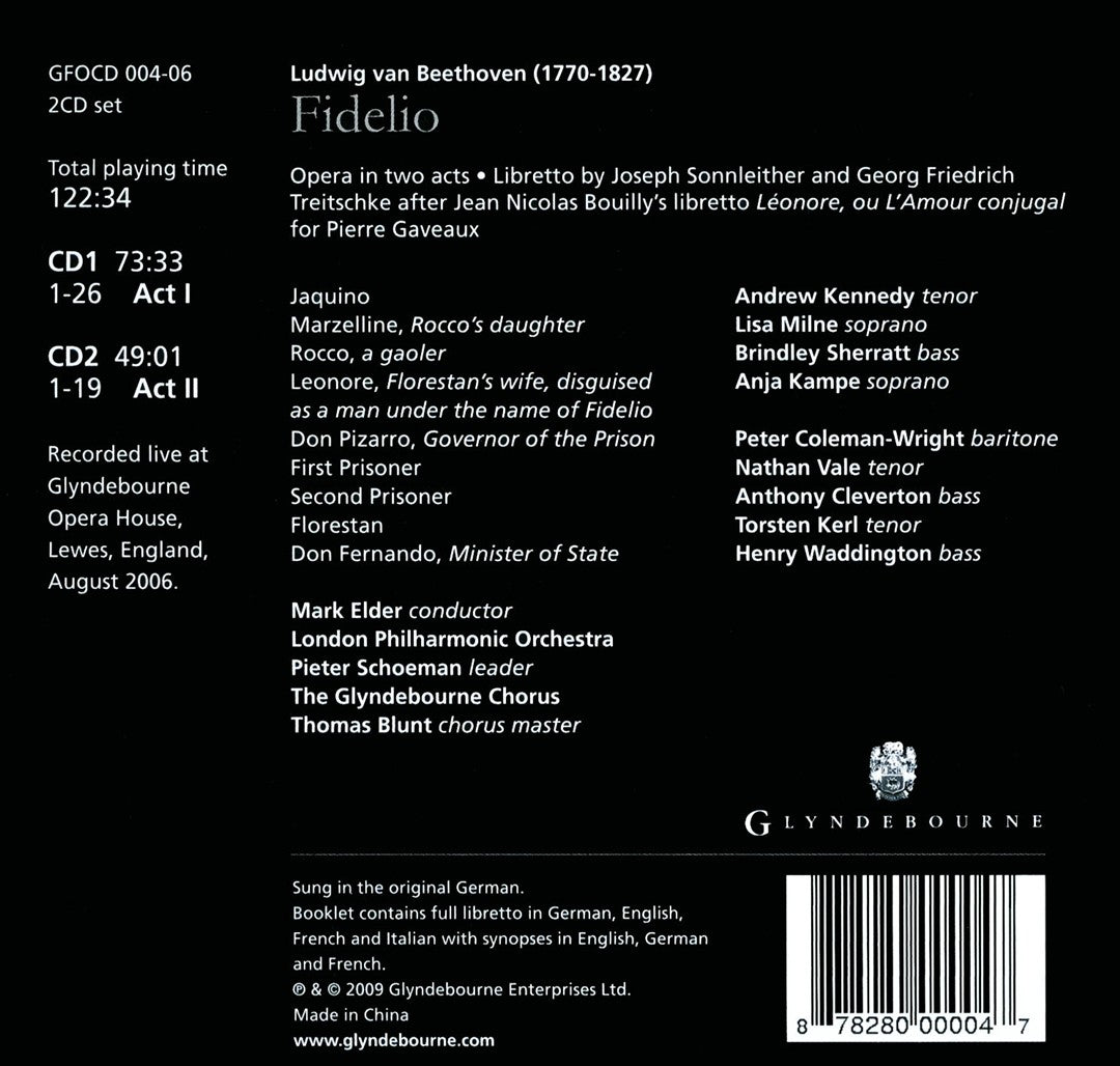 Beethoven: Fidelio cover art