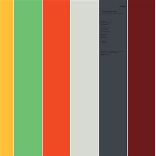 What You Hear (Is What You Hear) cover art