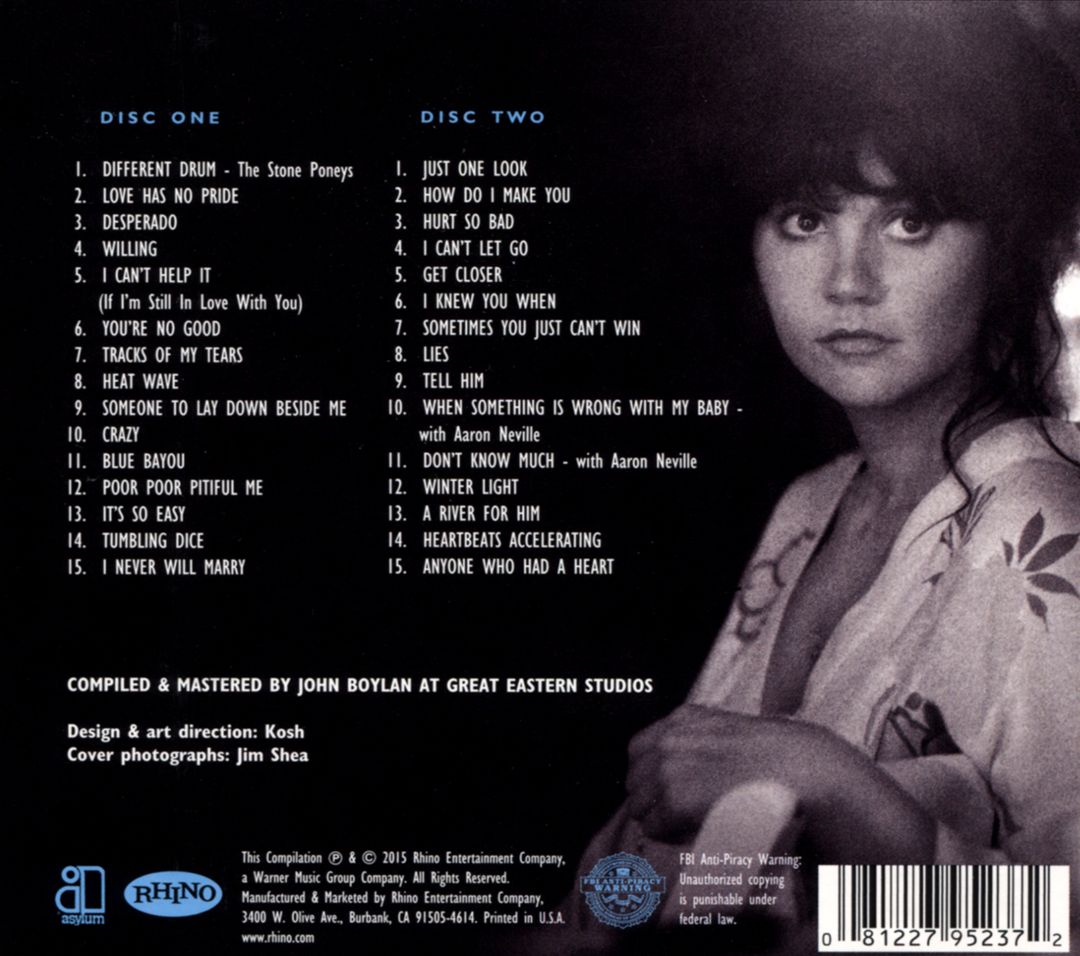 Just One Look: Classic Linda Ronstadt cover art