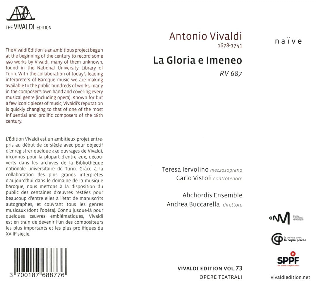 Vivaldi: La Gloria e Imeneo cover art