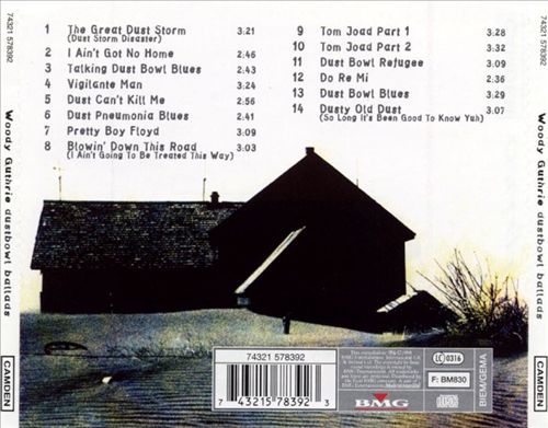Dust Bowl Ballads cover art