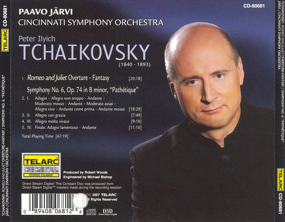 Tchaikovsky: Symphony No. 6 "Pathétique"; Romeo and Juliet Fantasy Overture cover art