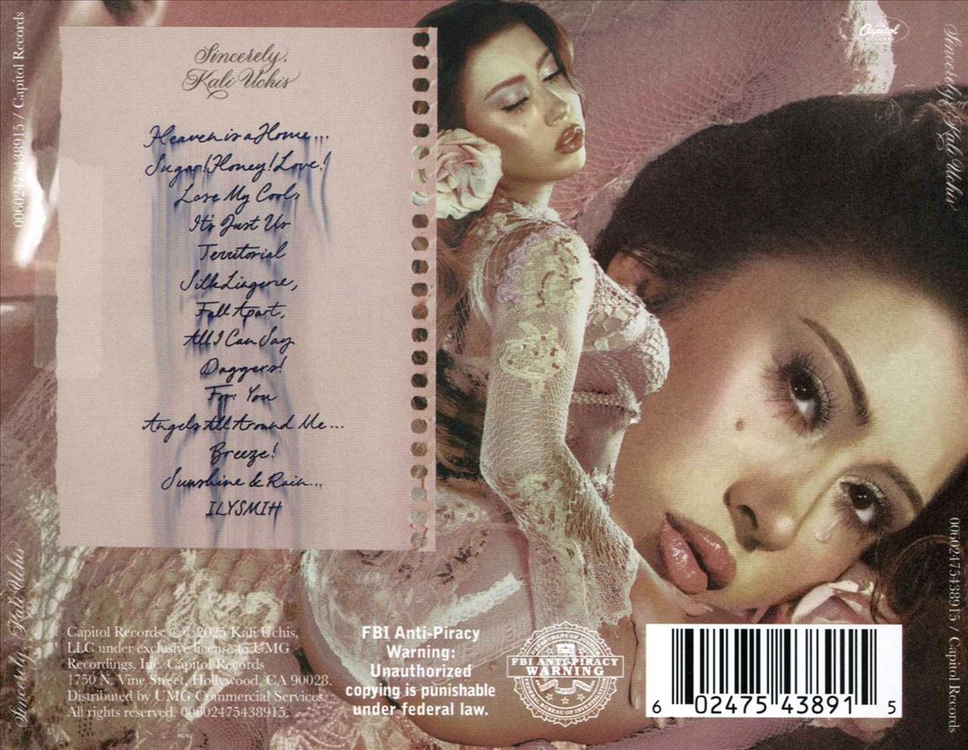 Sincerely, cover art