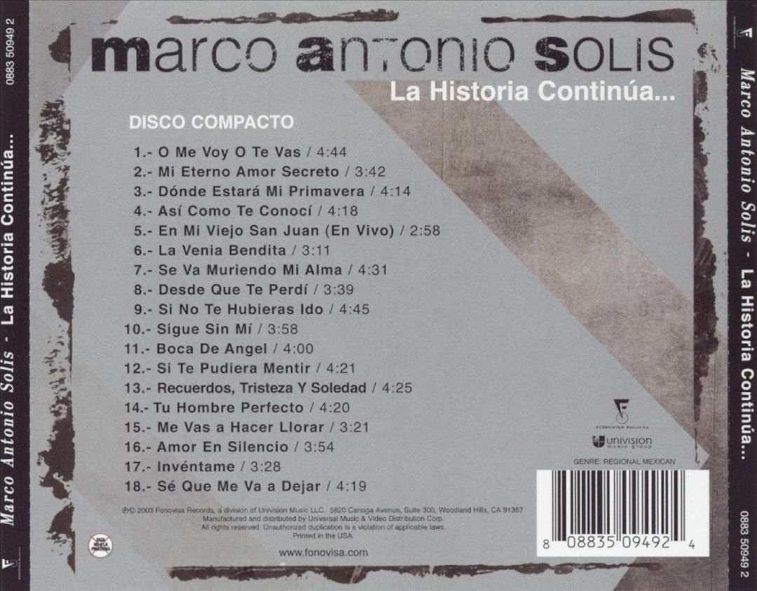 Historia Continúa... cover art
