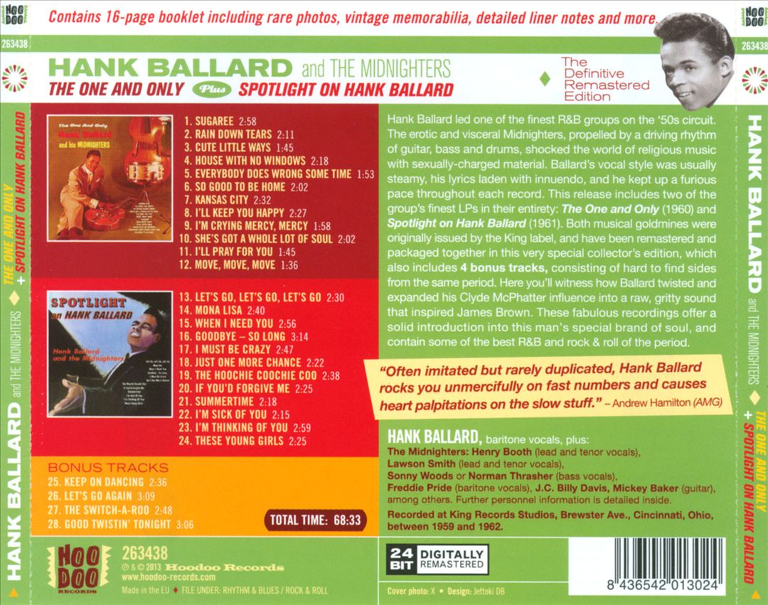 One and Only/Spotlight on Hank Ballard cover art