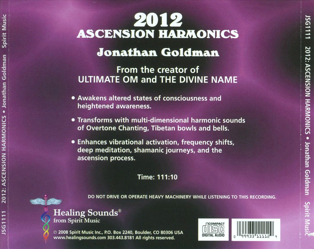 2012: Ascension Harmonics cover art