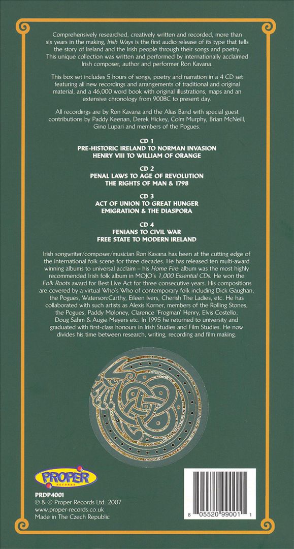 Irish Ways: Story of Ireland in Song, Music & Poetry cover art
